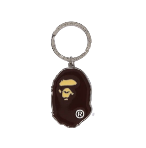APE HEAD METAL KEYCHAIN